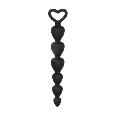 Anal Beads Hjerter i Silikon