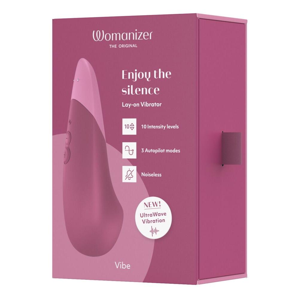 Womanizer VIBE Klitorisstimulator Mørk Rosa