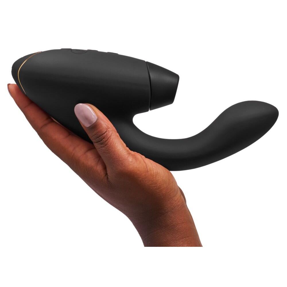 Womanizer Klitoris og G-Punkt stimulator Duo 2 Sort